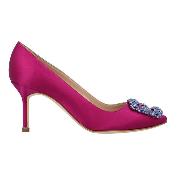 Manolo Blahnik Hangisi 070 Pump Pink - Picture 1 of 6